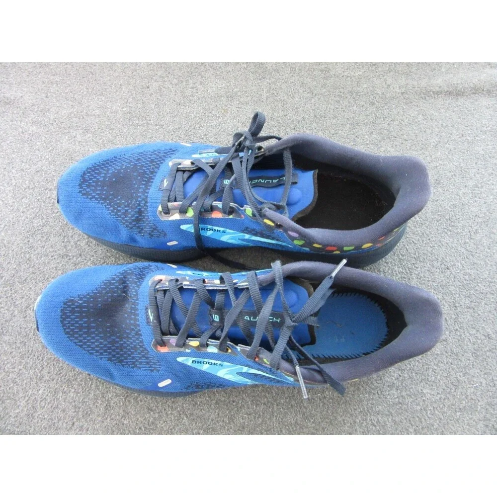 Brooks Launch 9 Men's Size 11.5 Blue Bowl O Brooks Running Shoes - No Insoles